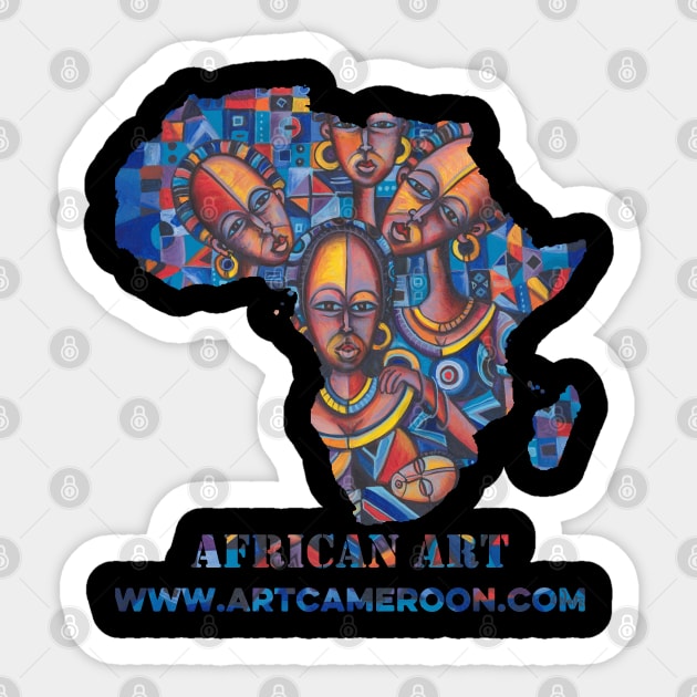 New Born II Sticker by ArtCameroon